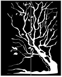 Пескоструйный рисунок Дерево 286